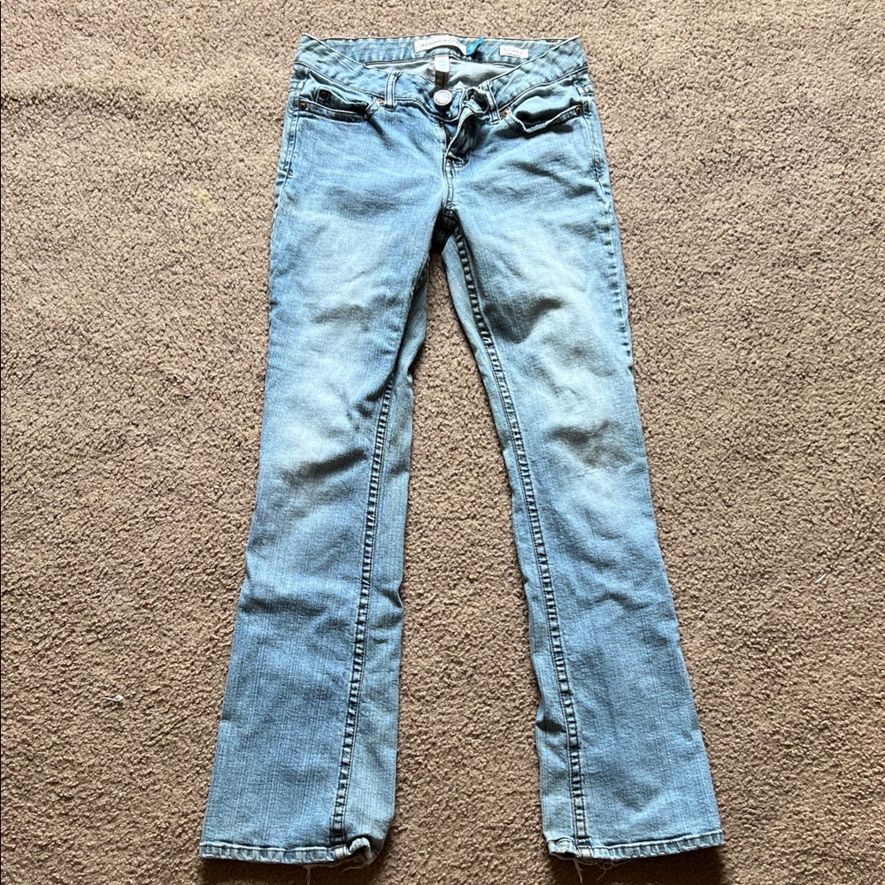 vintage aeropostale skinny flare jeans